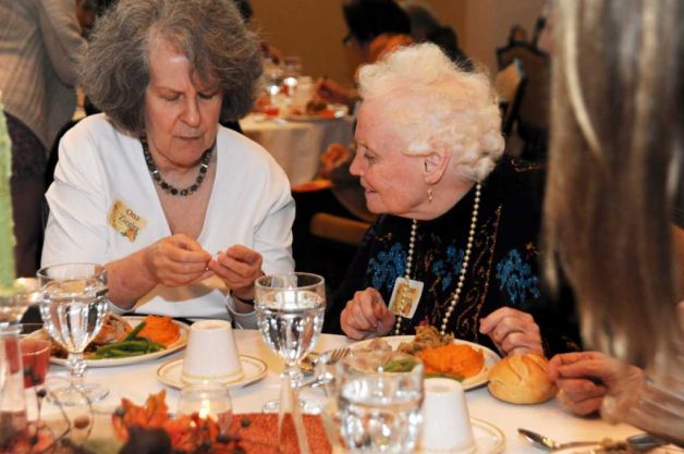 Elderly Thanksgiving at a Nursing Home